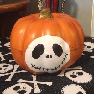 Jack Skellington  🎃 JACKolantern OAK faux pumpkin